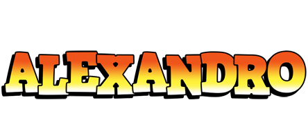 Alexandro sunset logo