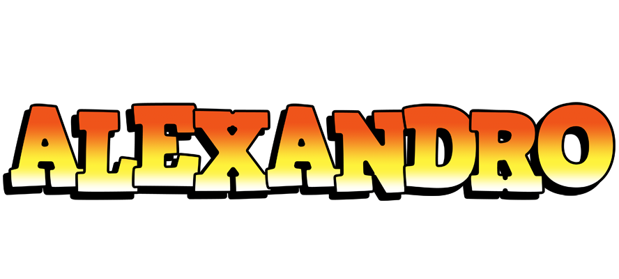Alexandro sunset logo