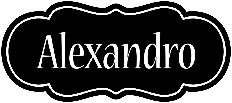 Alexandro welcome logo