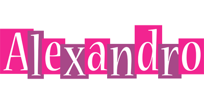 Alexandro whine logo