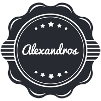 Alexandros badge logo