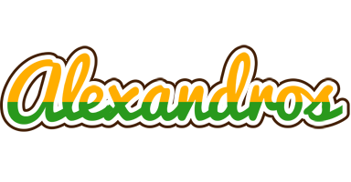 Alexandros banana logo