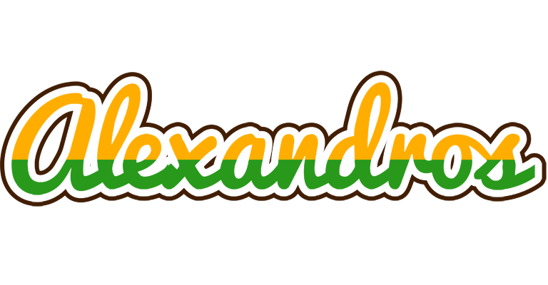 Alexandros banana logo