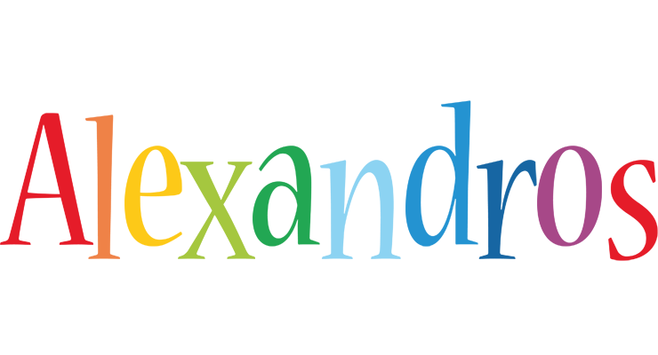 Alexandros birthday logo