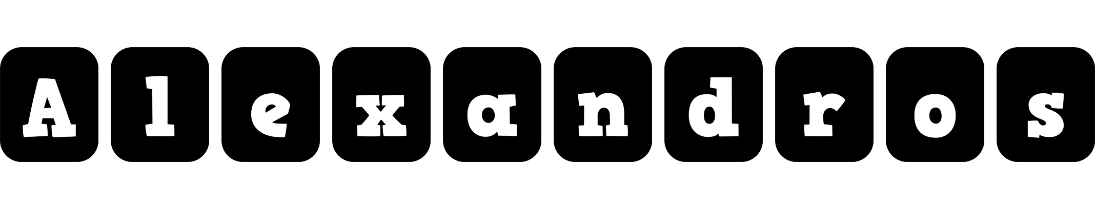 Alexandros box logo