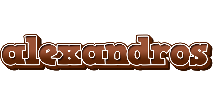Alexandros brownie logo