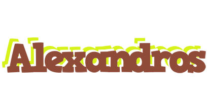 Alexandros caffeebar logo