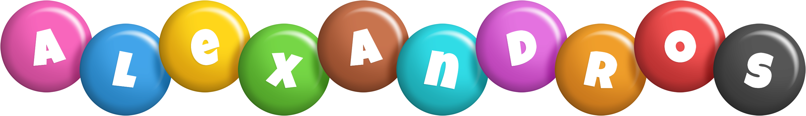 Alexandros candy logo