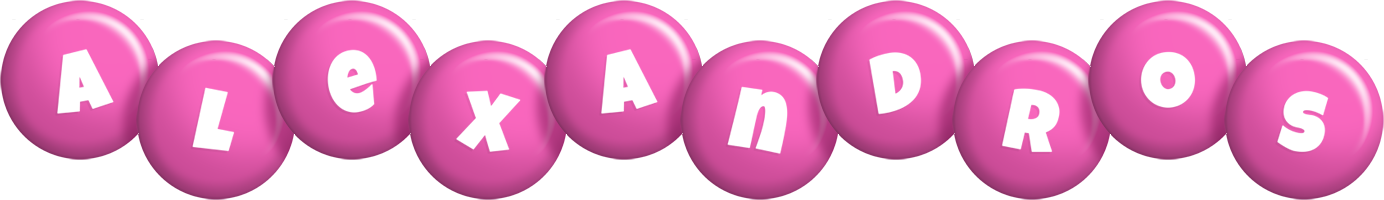 Alexandros candy-pink logo