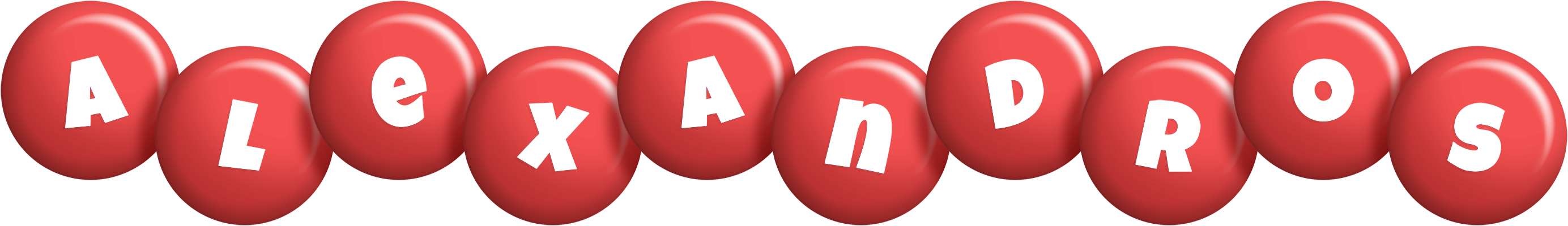 Alexandros candy-red logo