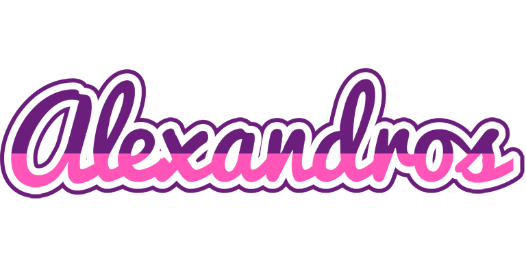 Alexandros cheerful logo