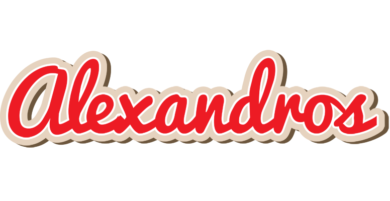 Alexandros chocolate logo