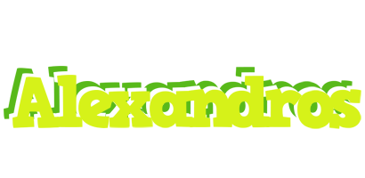 Alexandros citrus logo