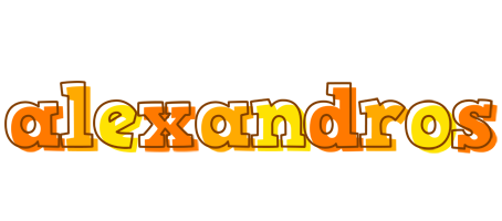 Alexandros desert logo