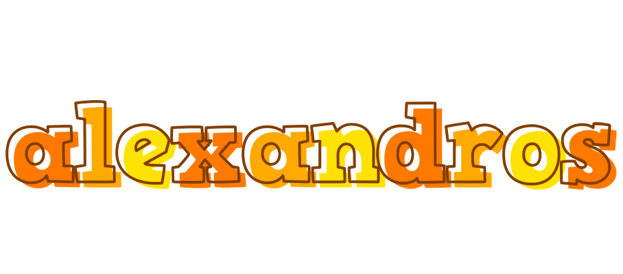 Alexandros desert logo