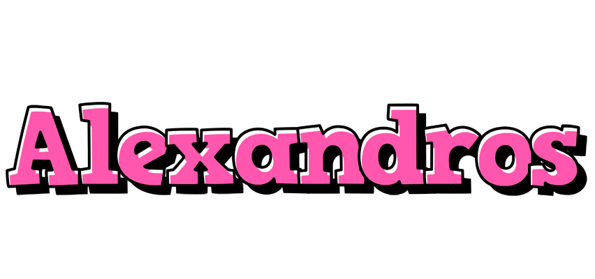 Alexandros girlish logo