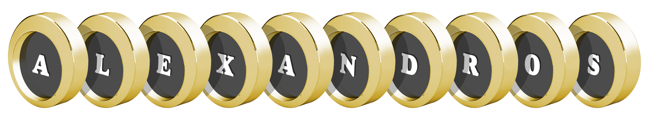 Alexandros gold logo