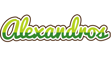 Alexandros golfing logo