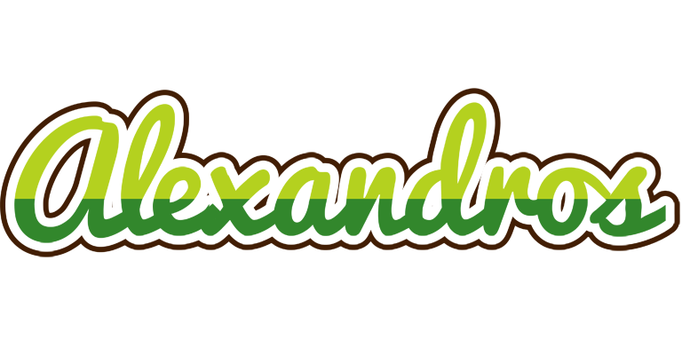 Alexandros golfing logo