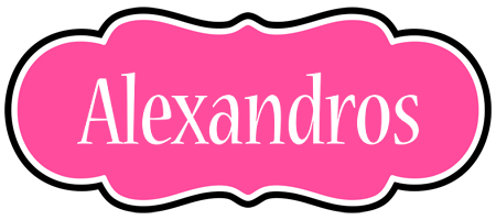 Alexandros invitation logo