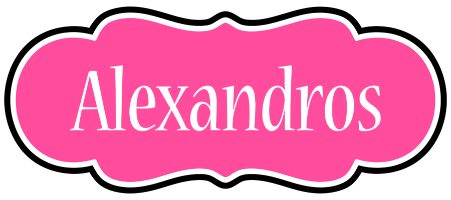 Alexandros invitation logo