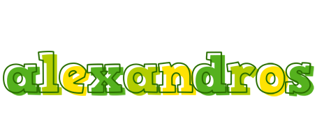 Alexandros juice logo