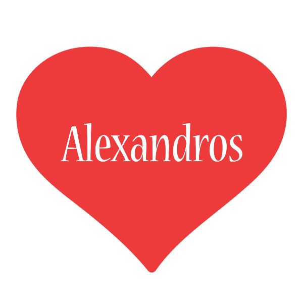 Alexandros love logo