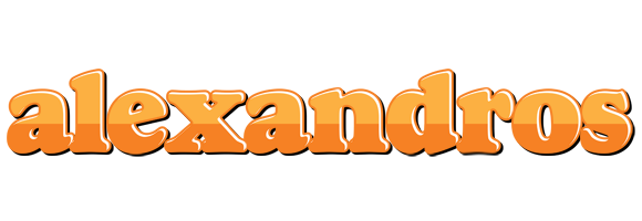 Alexandros orange logo