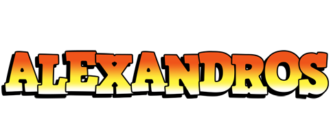 Alexandros sunset logo