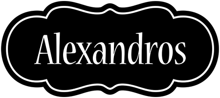 Alexandros welcome logo