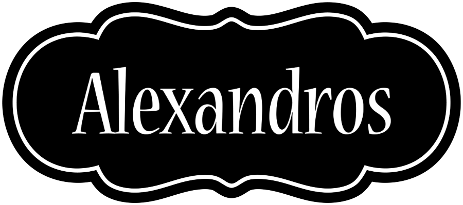 Alexandros welcome logo