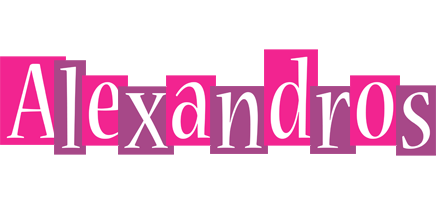 Alexandros whine logo