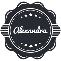 Alexandru badge logo