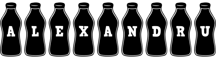 Alexandru bottle logo