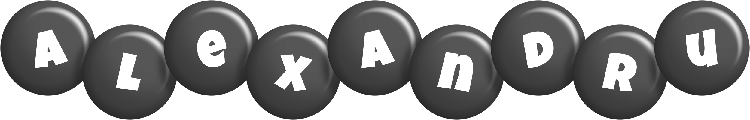 Alexandru candy-black logo