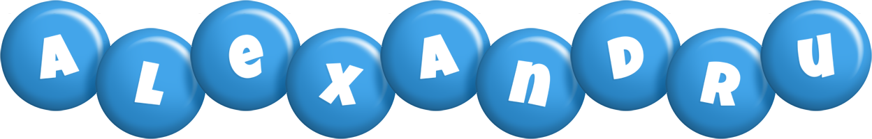 Alexandru candy-blue logo