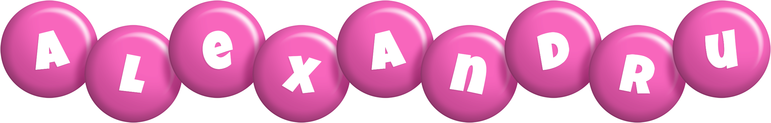 Alexandru candy-pink logo