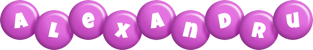 Alexandru candy-purple logo