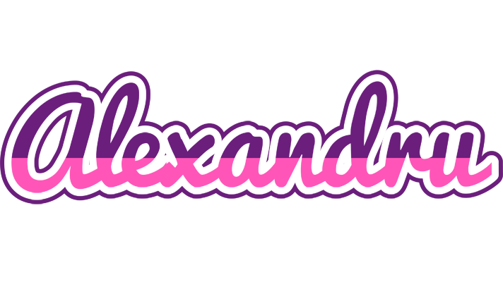 Alexandru cheerful logo