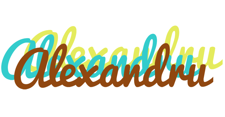 Alexandru cupcake logo