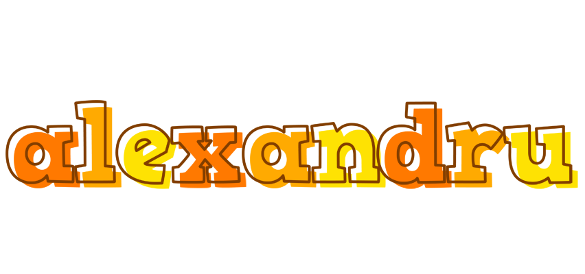 Alexandru desert logo