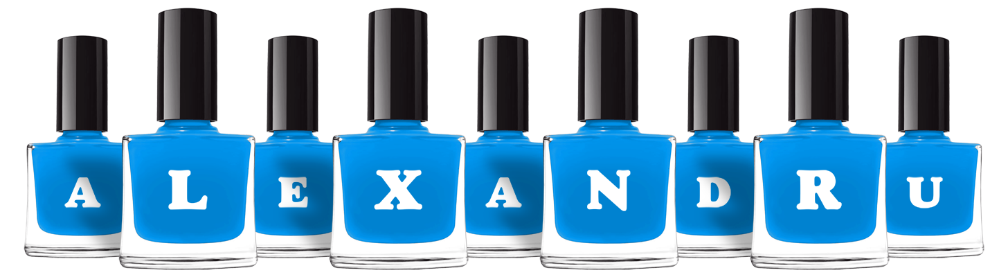 Alexandru glossy logo
