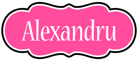 Alexandru invitation logo