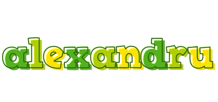 Alexandru juice logo