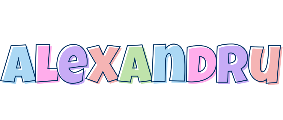 Alexandru pastel logo