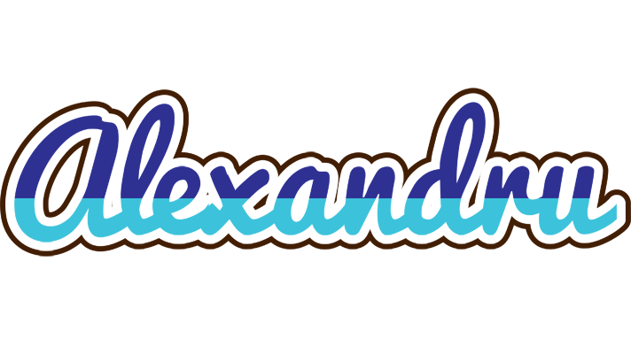 Alexandru raining logo