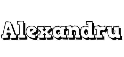 Alexandru snowing logo