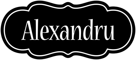 Alexandru welcome logo