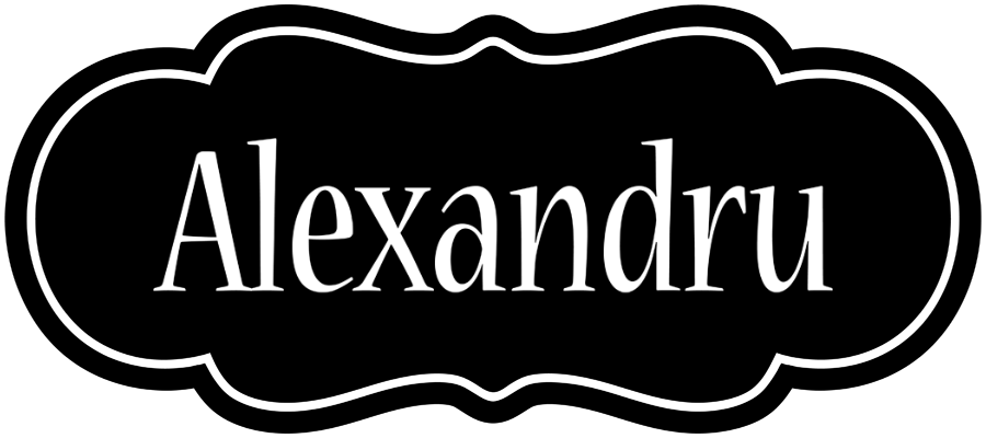 Alexandru welcome logo