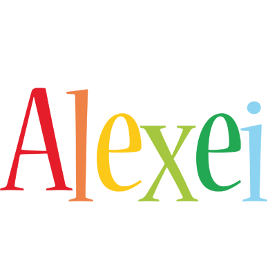 Alexei birthday logo